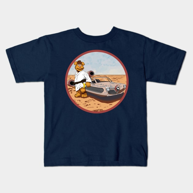 Bear’s Natural Habitat Kids T-Shirt by seamustheskunk